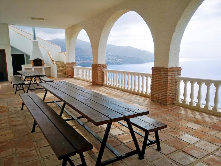 Almuñécar Casa Acogedora Con Vistas Espectaculares - Cozy Seaview House - 24H Access - Private Parkingヴィラ エクステリア 写真